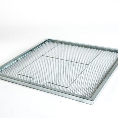 HVAC Media Pad Holding Frame With Retainer Gate
