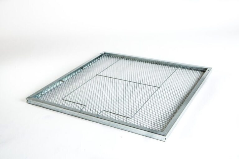 20x24x1 Nominal Air Filter Pad Holding Frame, With Retainer Gate